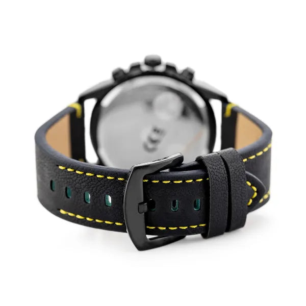 Férfi karóra Perfect CH02L – kronográf, kvarc, 46mm, kék bőr, WR30, díszdoboz