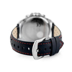 Perfect CH05L férfi kvarc karóra, kronográf, kék számlap, bőr szíj, WR30, 48 mm