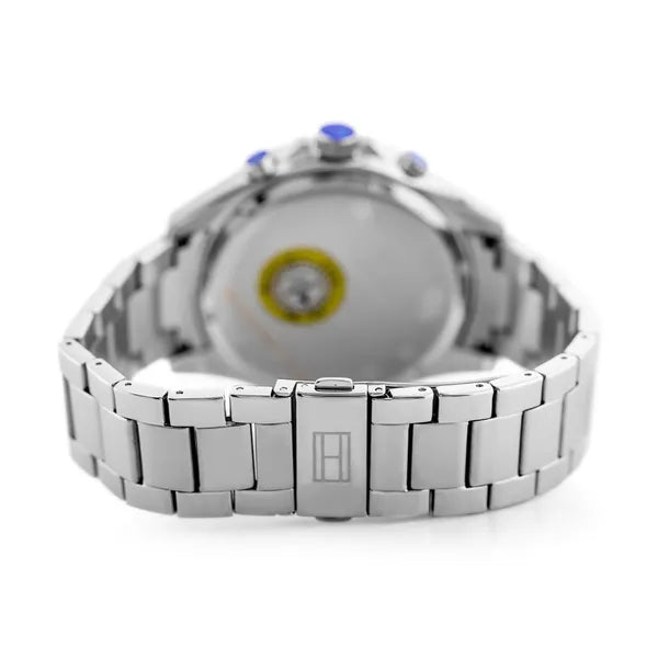 Tommy Hilfiger LUKE 1791104 férfi karóra, acél szíj, fekete számlap, WR50, dátum