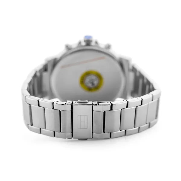Tommy Hilfiger férfi karóra 1710382, ezüst számlap, acél, WR50, doboz