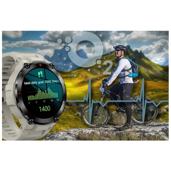 Férfi okosóra Gravity GT8-4, GPS, 1,32” IPS, IP67, 480 mAh, szürke