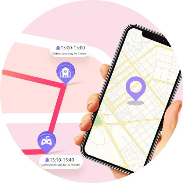 Gyerek okosóra 4G LTE/GPS, 1,69" kijelző, IP65 – narancs/fekete