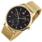 Tommy Hilfiger Brad 1710386 férfi karóra, arany, fekete, 45 mm, WR30