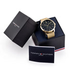 Tommy Hilfiger Brad 1710386 férfi karóra, arany, fekete, 45 mm, WR30