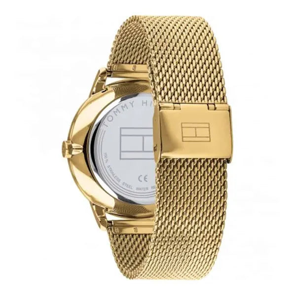 Tommy Hilfiger Brad 1710386 férfi karóra, arany, fekete, 45 mm, WR30