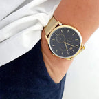 Tommy Hilfiger Brad 1710386 férfi karóra, arany, fekete, 45 mm, WR30