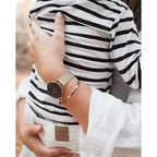 Daniel Wellington Petite Evergold női karóra, 32 mm, fekete-arany, acél, kvarc