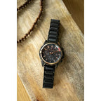 Tommy Hilfiger Mason 1791790 férfi karóra, 45 mm, acél, grafit/rozéarany, 3 ATM