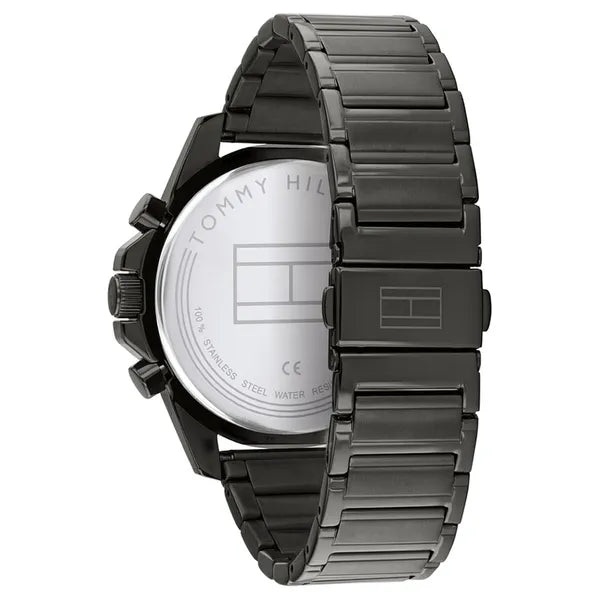 Tommy Hilfiger Mason 1791790 férfi karóra, 45 mm, acél, grafit/rozéarany, 3 ATM