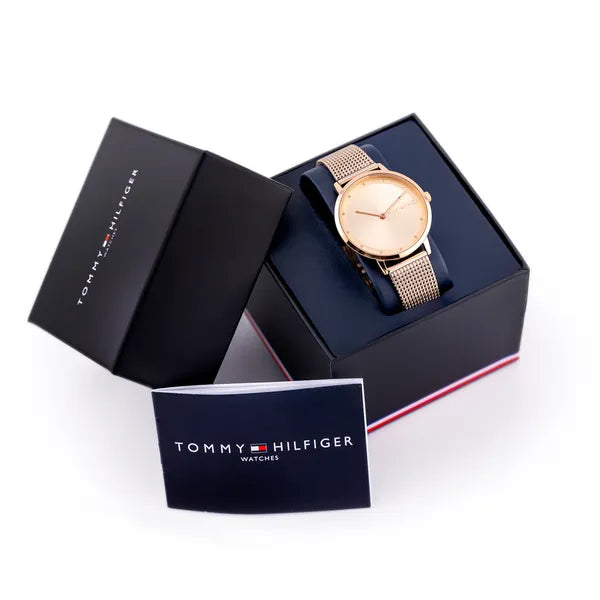 Tommy Hilfiger Pippa női karóra, rozéarany, 35 mm, nemesacél, WR30, 1782150