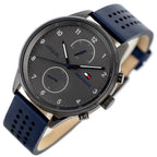 Tommy Hilfiger férfi óra Chase 1791578, bőr szíj, kvarc, WR50, 44 mm