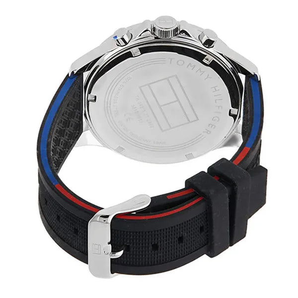 Tommy Hilfiger férfi karóra 1791724, kvarc, 46 mm, gumi szíj, WR50