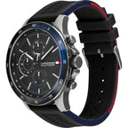 Tommy Hilfiger férfi karóra 1791724, kvarc, 46 mm, gumi szíj, WR50