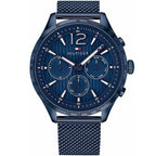 Tommy Hilfiger Gavin férfi karóra 44 mm, kék acél, WR50