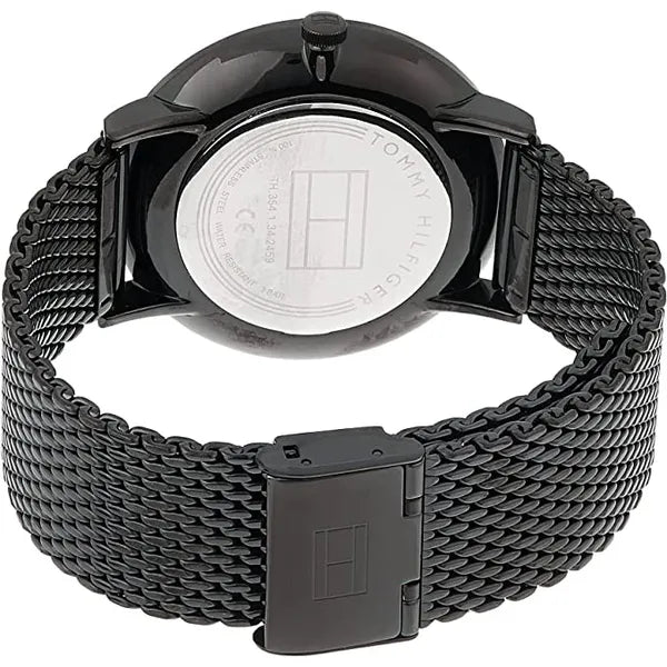 Tommy Hilfiger Brooklyn 1791507 férfi karóra, fekete acél, 40 mm, WR50