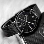 Tommy Hilfiger Brooklyn 1791507 férfi karóra, fekete acél, 40 mm, WR50