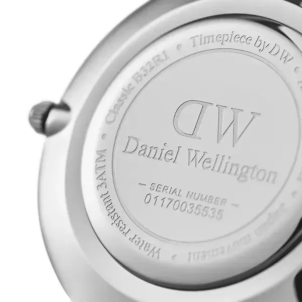 Daniel Wellington Petite Ashfield női karóra, 28 mm, fekete, acél, DW00100246