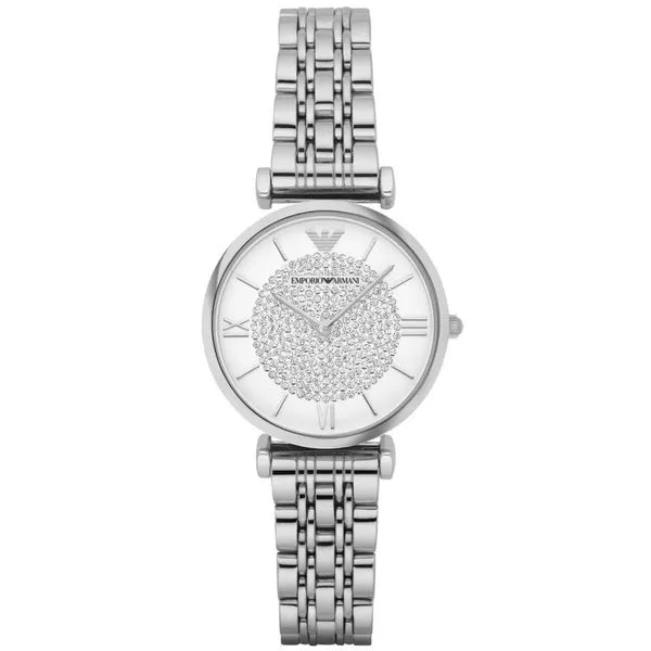 Emporio Armani AR1925 női karóra, ezüst acél, kvarc, 32 mm, WR30