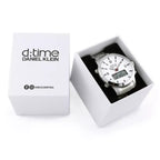 Daniel Klein D:Time 12641-1 férfi analóg‑digitális karóra, ezüst, fehér számlap