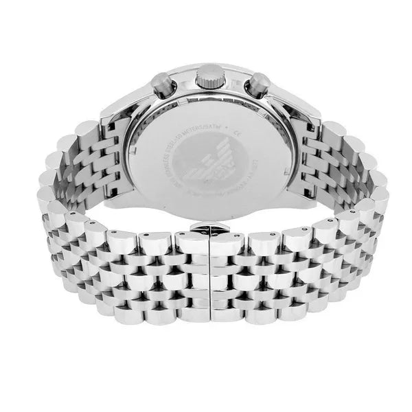 Emporio Armani AR6072 férfi karóra, rozsdamentes acél, kék számlap, 5 ATM