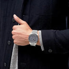 Emporio Armani AR6072 férfi karóra, rozsdamentes acél, kék számlap, 5 ATM