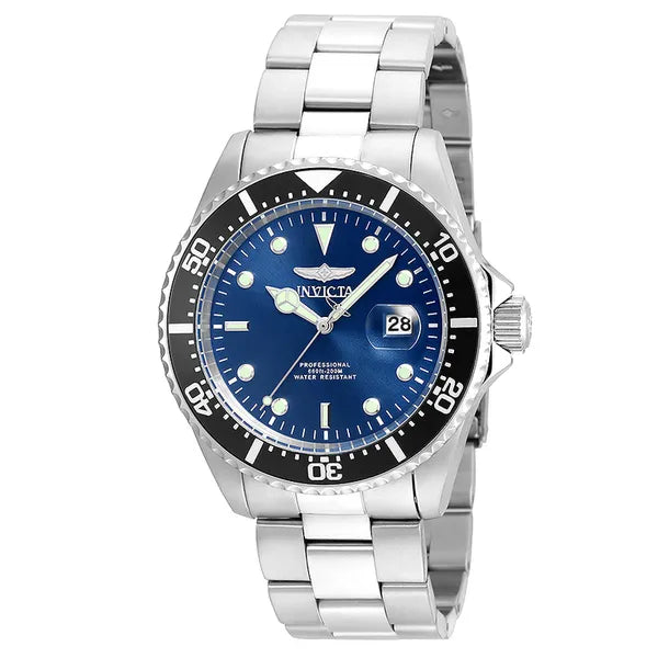 Invicta Pro Diver férfi karóra, 200 m, 43 mm, kék számlap, acél szíj 22054