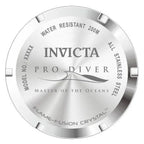 Invicta Pro Diver férfi karóra, 43 mm, WR200, acél szíj, szürke számlap