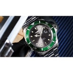 Invicta Pro Diver férfi karóra, 43 mm, WR200, acél szíj, szürke számlap