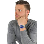 Invicta Pro Diver 26971 férfi karóra, 40 mm, 200 m, kék számlap, acél szíj