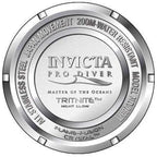 Invicta Pro Diver 26971 férfi karóra, 40 mm, 200 m, kék számlap, acél szíj