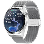 Férfi okosóra Pacific 42-02, 1.32'' 360×360, Bluetooth hívás, IP68 ezüst szíj