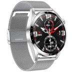 Férfi okosóra Pacific 42-02, 1.32'' 360×360, Bluetooth hívás, IP68 ezüst szíj