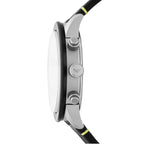 Emporio Armani AR11325 férfi kronográf óra, fekete számlap, bőr szíj 43 mm
