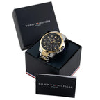 Tommy Hilfiger Decker 1791559 férfi karóra, két tónusú acél, fekete, WR50