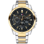 Tommy Hilfiger Decker 1791559 férfi karóra, két tónusú acél, fekete, WR50