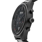 Hugo Boss Pioneer férfi karóra, fekete, kronográf, acél, 44 mm, WR50