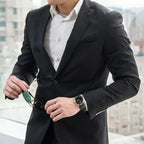 Emporio Armani AR11336 Aviator férfi karóra, 42 mm, fekete bőr, acél tok, WR50