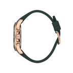 Daniel Klein férfi karóra Miyota, 47 mm, zöld szilikon szíj, rózsaarany tok, WR50