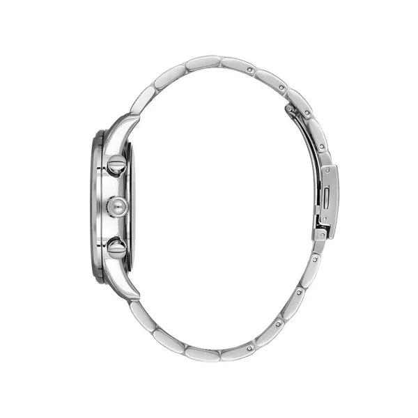 Daniel Klein 12824-4 férfi karóra, ezüst-arany acél, 44 mm, WR50