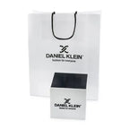 Daniel Klein férfi karóra 45 mm, fekete számlap, acél szíj, WR50, dátum