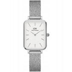 Daniel Wellington Quadro DW00100438 női karóra, ezüst/fehér, nemesacél, 20 mm