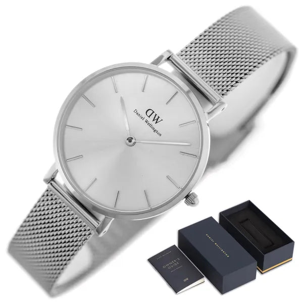 Daniel Wellington Petite Unitone női karóra, 32 mm, ezüst, fehér számlap, kvarc