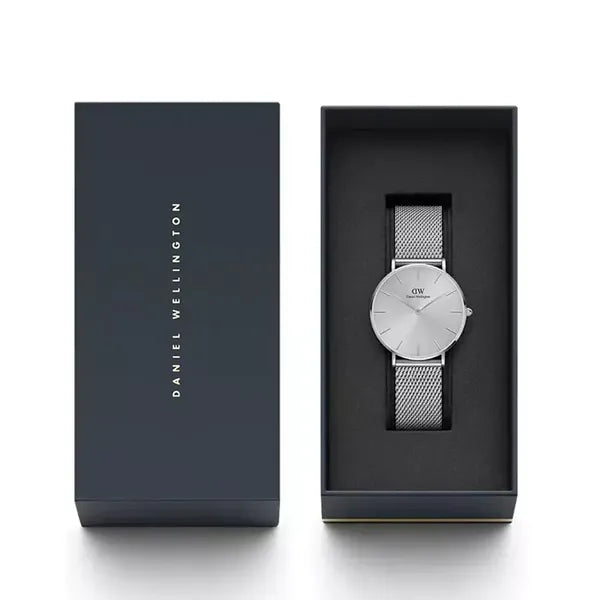 Daniel Wellington Petite Unitone női karóra, 32 mm, ezüst, fehér számlap, kvarc