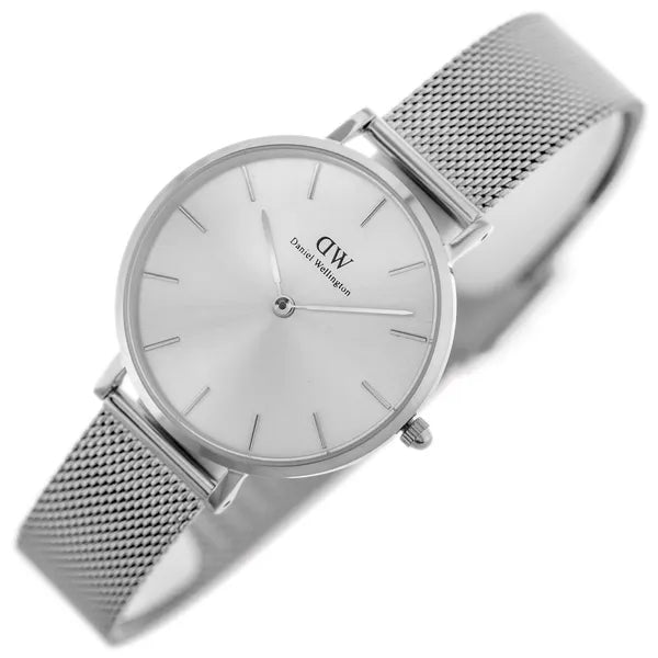 Daniel Wellington Petite Unitone női karóra, 32 mm, ezüst, fehér számlap, kvarc