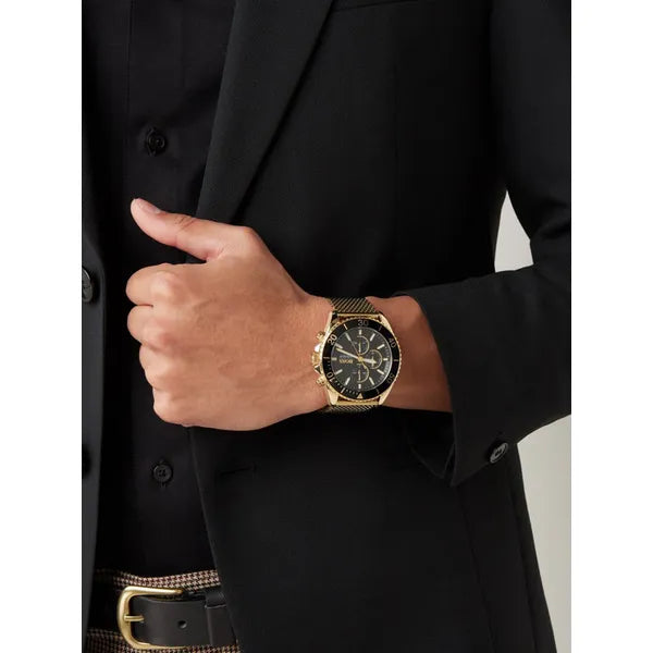 Hugo Boss Ocean Edition 1513703 férfi kronográf karóra, arany, WR100