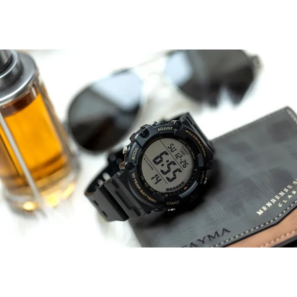 Casio AE-1500WHX-1A férfi digitális karóra, WR100, fekete, dobozzal
