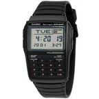 Casio Databank DBC-32-1A férfi digitális karóra, fekete, kalkulátor, WR30