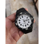 Casio MRW-200H-7B férfi karóra, kvarc, WR100, 43 mm, fehér számlap