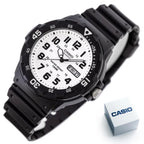 Casio MRW-200H-7B férfi karóra, kvarc, WR100, 43 mm, fehér számlap