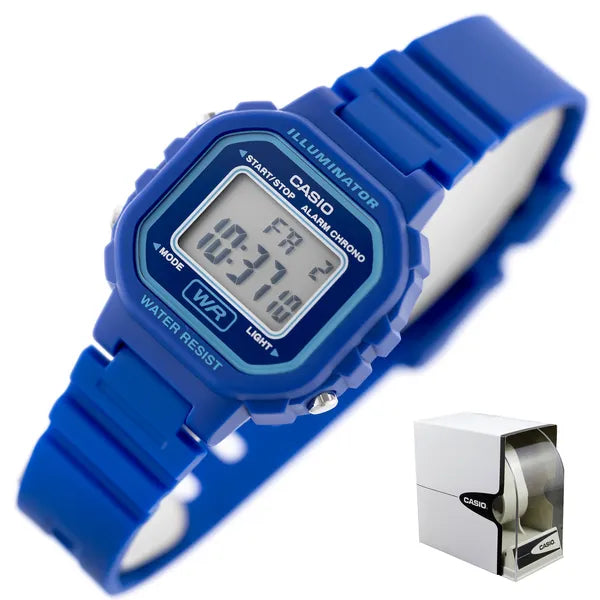 Casio LA-20WH-2ADF gyerek digitális karóra, sötétkék, díszdobozzal